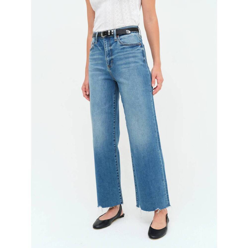 NEW DAZE pleaser high rise wide ankle jeans in vibe check - Picture 3 of 4